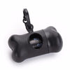 Image of Pet Poop Bags Dog Waste Bags - 75 Counts (5 Rolls) with Bone Shape Poop Bag Dispenser and Leash Clip - A Doggo Lover