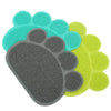 Image of Dog/Cat Litter Mat Non-slip Pet Paw Shape PVC Mat - A Doggo Lover