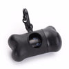 Image of Pet Poop Bags Dog Waste Bags - 75 Counts (5 Rolls) with Bone Shape Poop Bag Dispenser and Leash Clip - A Doggo Lover
