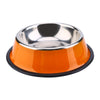 Image of Stainless Steel Base Feeder Bowls with Anti-slip Rubber for Dogs Cats and Pets - A Doggo Lover