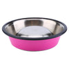 Image of Stainless Steel Base Feeder Bowls with Anti-slip Rubber for Dogs Cats and Pets - A Doggo Lover