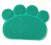 Image of Dog/Cat Litter Mat Non-slip Pet Paw Shape PVC Mat - A Doggo Lover