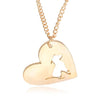 Image of Necklace Pendant PitBull Heart - A Doggo Lover