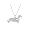 Image of Welsh / Corgi / Labrador / Pitbull / Husky / Alaskan / Akita Boxer Corgi Necklace - A Doggo Lover