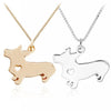 Image of Welsh / Corgi / Labrador / Pitbull / Husky / Alaskan / Akita Boxer Corgi Necklace - A Doggo Lover