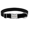 Image of Personalized Name ID Collar from Embroidered Nylon,Reflective Safety Tough with Stainless Steel Metal Buckle - A Doggo Lover