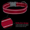Image of Personalized Name ID Collar from Embroidered Nylon,Reflective Safety Tough with Stainless Steel Metal Buckle - A Doggo Lover
