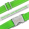 Image of Personalized Name ID Collar from Embroidered Nylon,Reflective Safety Tough with Stainless Steel Metal Buckle - A Doggo Lover