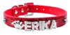 Image of Free Name Personalized Pet Dog Collar with Rhinestone and Customized Diamond - A Doggo Lover
