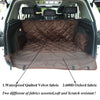 Image of Dog Seat Cover For Cars Anti Slip In Large Size - Perfect For Cars, SUVs and Trucks In Universal Size, WaterProof & Hammock Convertible, Installing Easily - A Doggo Lover