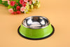 Image of Stainless Steel Base Feeder Bowls with Anti-slip Rubber for Dogs Cats and Pets - A Doggo Lover