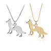 Image of Welsh / Corgi / Labrador / Pitbull / Husky / Alaskan / Akita Boxer Corgi Necklace - A Doggo Lover