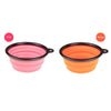 Image of Collapsible Dog Bowls for Large & Med Dogs, Dishwasher Safe BPA FREE Food Grade Silicone, Portable Foldable Travel Bowls for Journeys & Hikes - A Doggo Lover