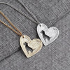 Image of Necklace Pendant PitBull Heart - A Doggo Lover