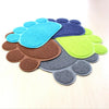 Image of Dog/Cat Litter Mat Non-slip Pet Paw Shape PVC Mat - A Doggo Lover