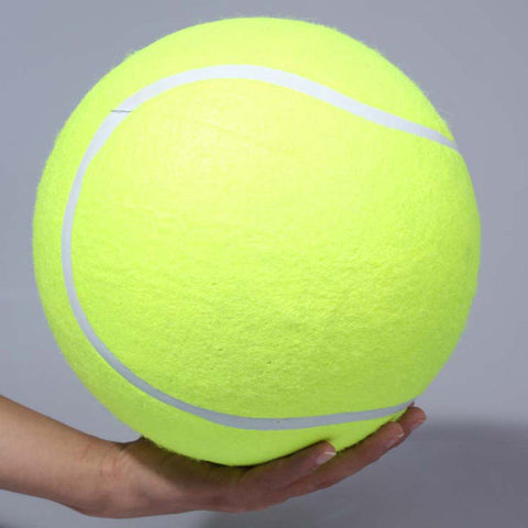 24cm Inflatable Giant Tennis Ball For Pet Chew Toy Outdoor - A Doggo Lover