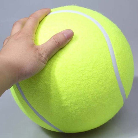 24cm Inflatable Giant Tennis Ball For Pet Chew Toy Outdoor - A Doggo Lover
