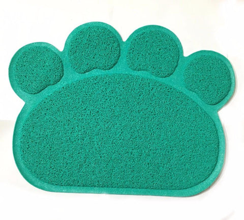 Dog/Cat Litter Mat Non-slip Pet Paw Shape PVC Mat - A Doggo Lover