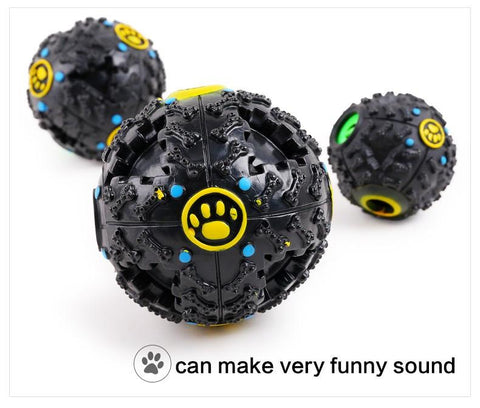 Interactive IQ Resistant Teeth Bite Leakage Food Ball Dog Toy - A Doggo Lover