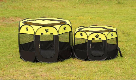 Travelling Portable Foldable Octagonal Pet Tent for Small Medium Dogs - A Doggo Lover