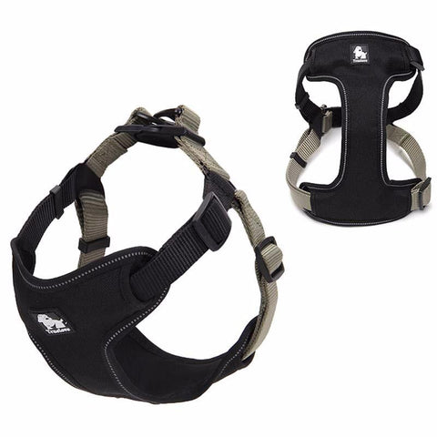 Best Front Range No-Pull Dog Harness. 3M Reflective Outdoor Adventure Pet Vest with Handle. 5 Stylish Colors and 3 Sizes. - A Doggo Lover