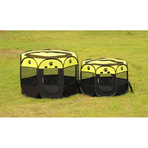 Travelling Portable Foldable Octagonal Pet Tent for Small Medium Dogs - A Doggo Lover
