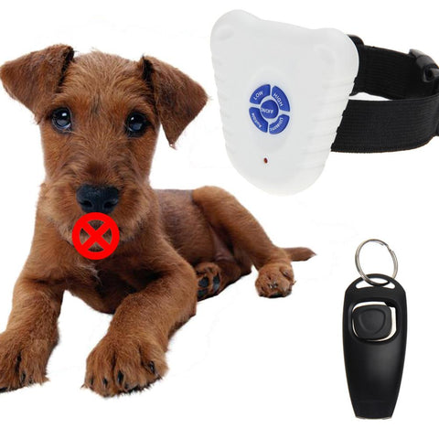 Humane Ultrasonic Dog Training Anti-Bark Water Resist Bark Control Collar - A Doggo Lover