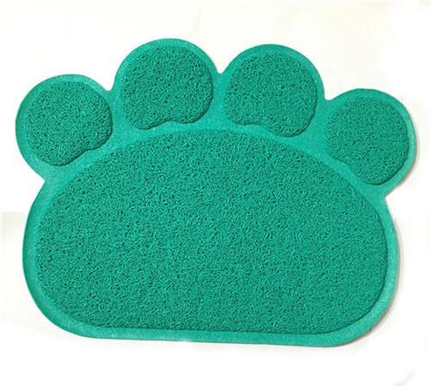 Dog/Cat Litter Mat Non-slip Pet Paw Shape PVC Mat - A Doggo Lover