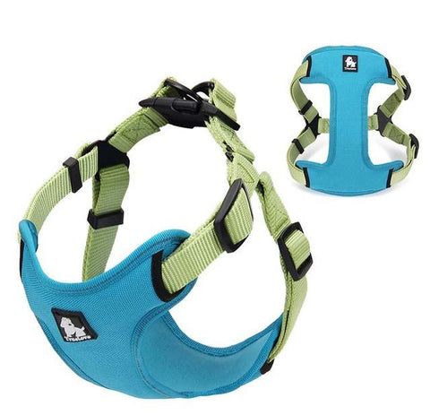 Best Front Range No-Pull Dog Harness. 3M Reflective Outdoor Adventure Pet Vest with Handle. 5 Stylish Colors and 3 Sizes.