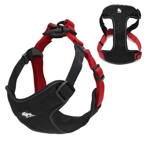 Best Front Range No-Pull Dog Harness. 3M Reflective Outdoor Adventure Pet Vest with Handle. 5 Stylish Colors and 3 Sizes. - A Doggo Lover