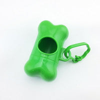 Bone Shaped Dog Waste Bag Dispenser with Clip Attachment (Not INCLUDED GARBAGE CASE)