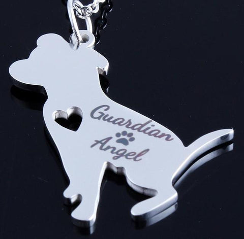 Guardian Angel PitBull Charm - A Doggo Lover