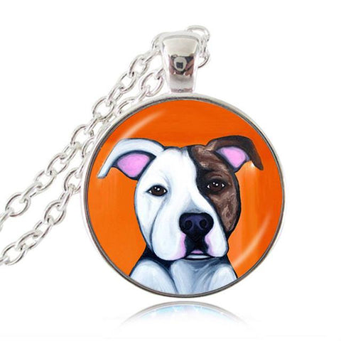 American Pitbull Terrier Necklace - A Doggo Lover