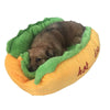 Image of Hot Dog Design Pet Dog Bed / Removable and Washable Pet Mat Dog House for Medium and Small Dogs - A Doggo Lover