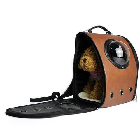 Breathable Space Capsule Shaped Pet Carrier  Backpack for Dog/Cat - A Doggo Lover