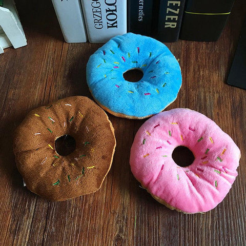 Lovely Donut Chewing Sound Plush Toys - A Doggo Lover