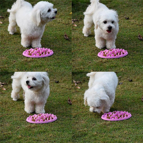 Anti-Choke Slow Feed Dog Bowl, Fun Feeder Interactive Bloat Stop Dog Bowl, Anti-Gulping Dog Bowl, Eco-friendly, Durable and Non Toxic - A Doggo Lover