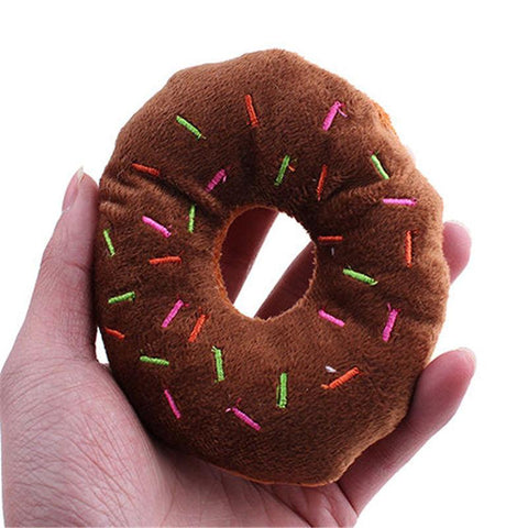 Lovely Donut Chewing Sound Plush Toys - A Doggo Lover