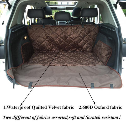 Dog Seat Cover For Cars Anti Slip In Large Size - Perfect For Cars, SUVs and Trucks In Universal Size, WaterProof & Hammock Convertible, Installing Easily - A Doggo Lover