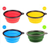 Image of Collapsible Dog Bowls for Large & Med Dogs, Dishwasher Safe BPA FREE Food Grade Silicone, Portable Foldable Travel Bowls for Journeys & Hikes - A Doggo Lover