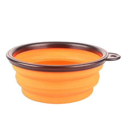 Collapsible Dog Bowls for Large & Med Dogs, Dishwasher Safe BPA FREE Food Grade Silicone, Portable Foldable Travel Bowls for Journeys & Hikes - A Doggo Lover